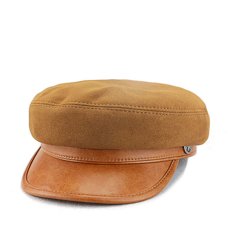 TheCapSpot - Jackson Leather Peaked Cap