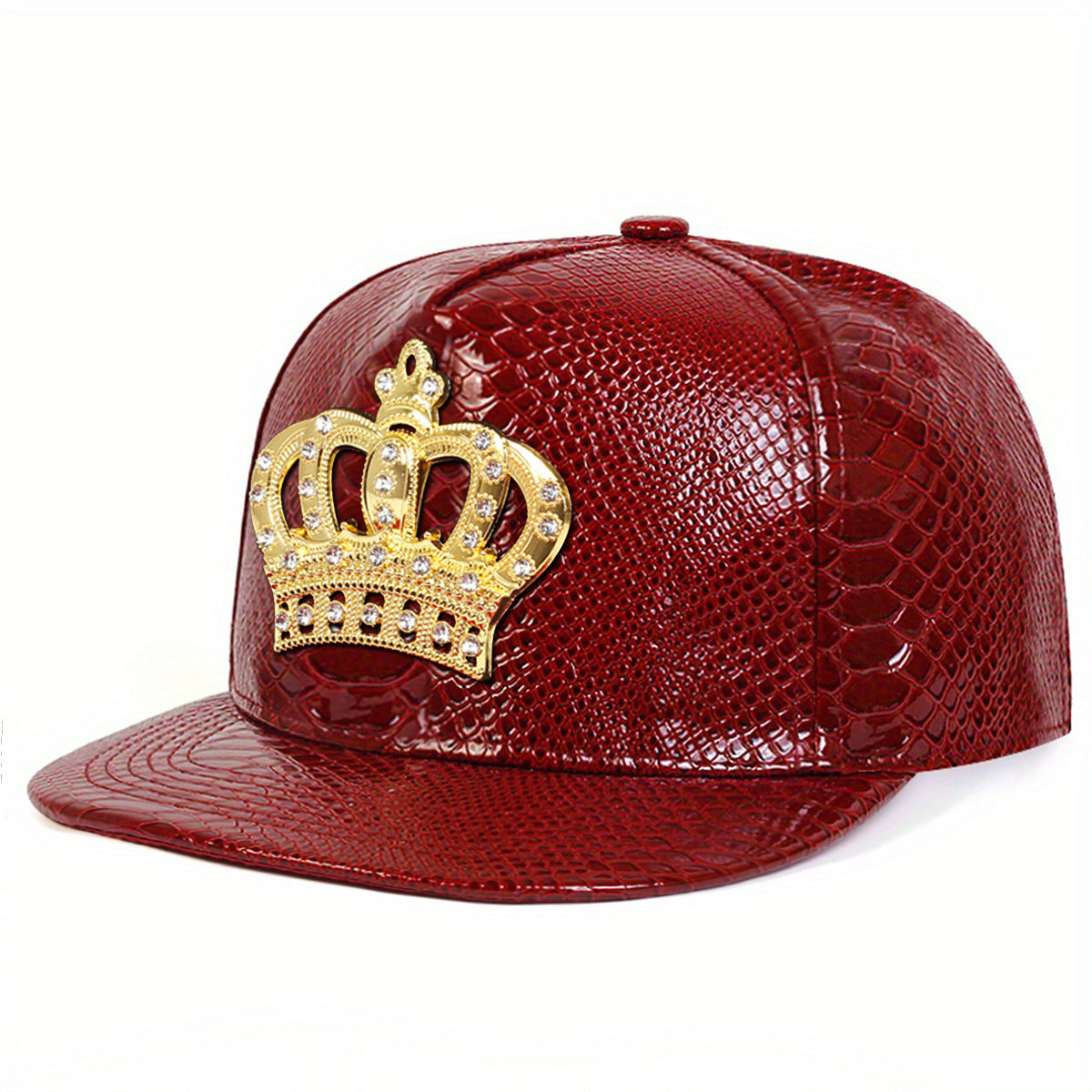 TheCapSpot - Leather Crown Cap