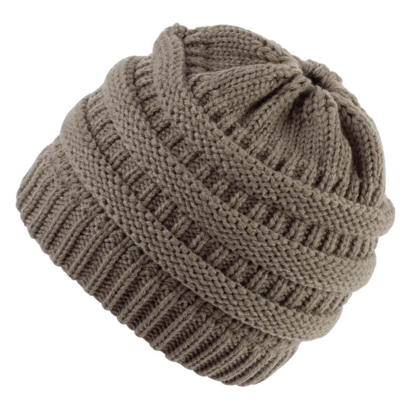 TheCapSpot - Ponytail Knitted Wool Hat