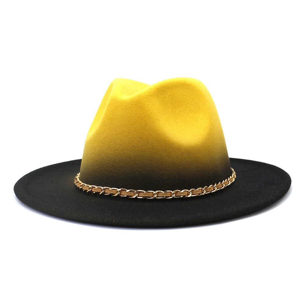 TheCapSpot -Painted Woolen Fedora