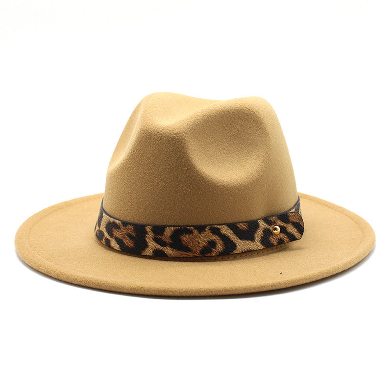 TheCapSpot - Leopard Print Big Brim Hat