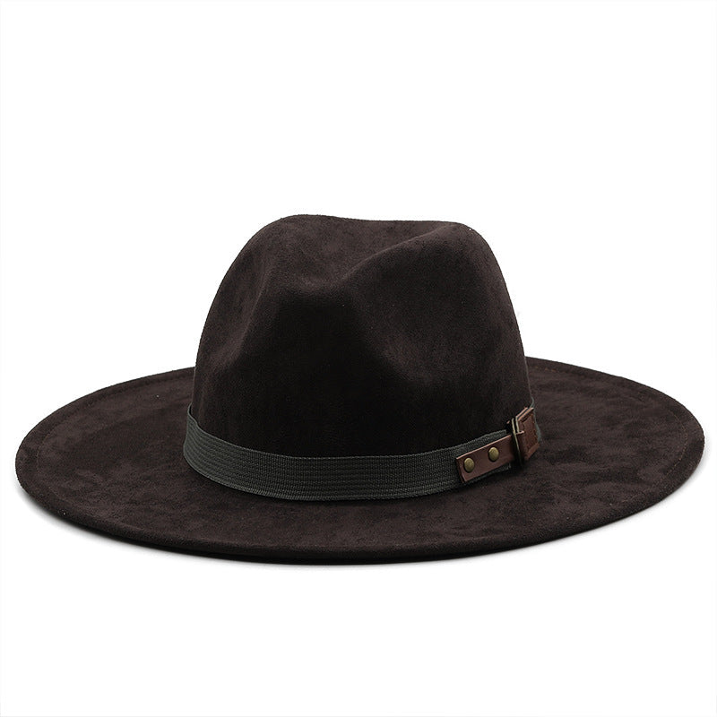 Army Green Ribbon Decoration Tibetan Top Hat Western Cowboy Hat