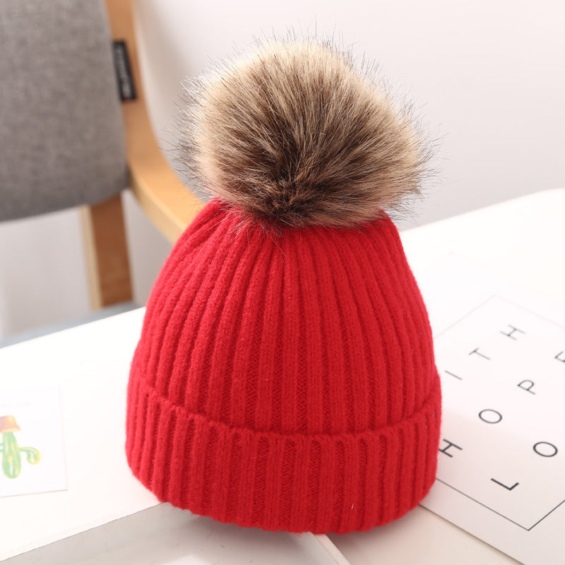 TheCapSpot - Woolen Cap Fur Stocking Cap