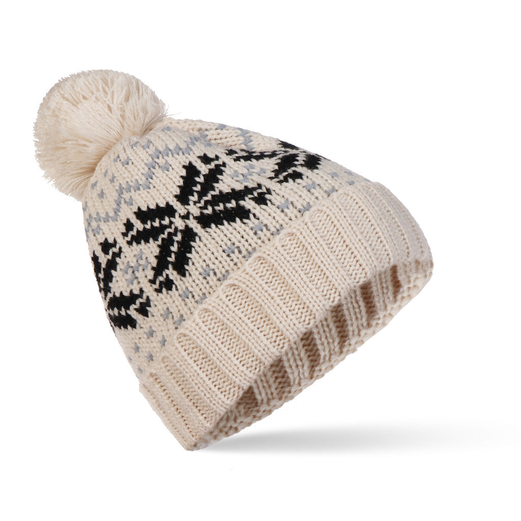 TheCapSpot - Snowflake Stocking Cap