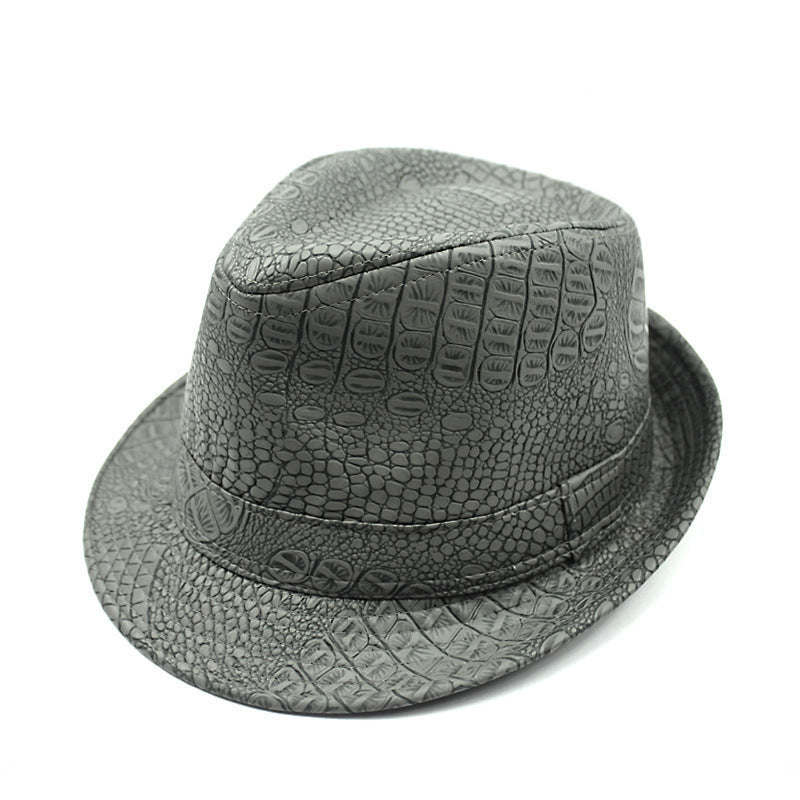 TheCapSpot - Simple British Vintage Jazz Pu Leather Hat