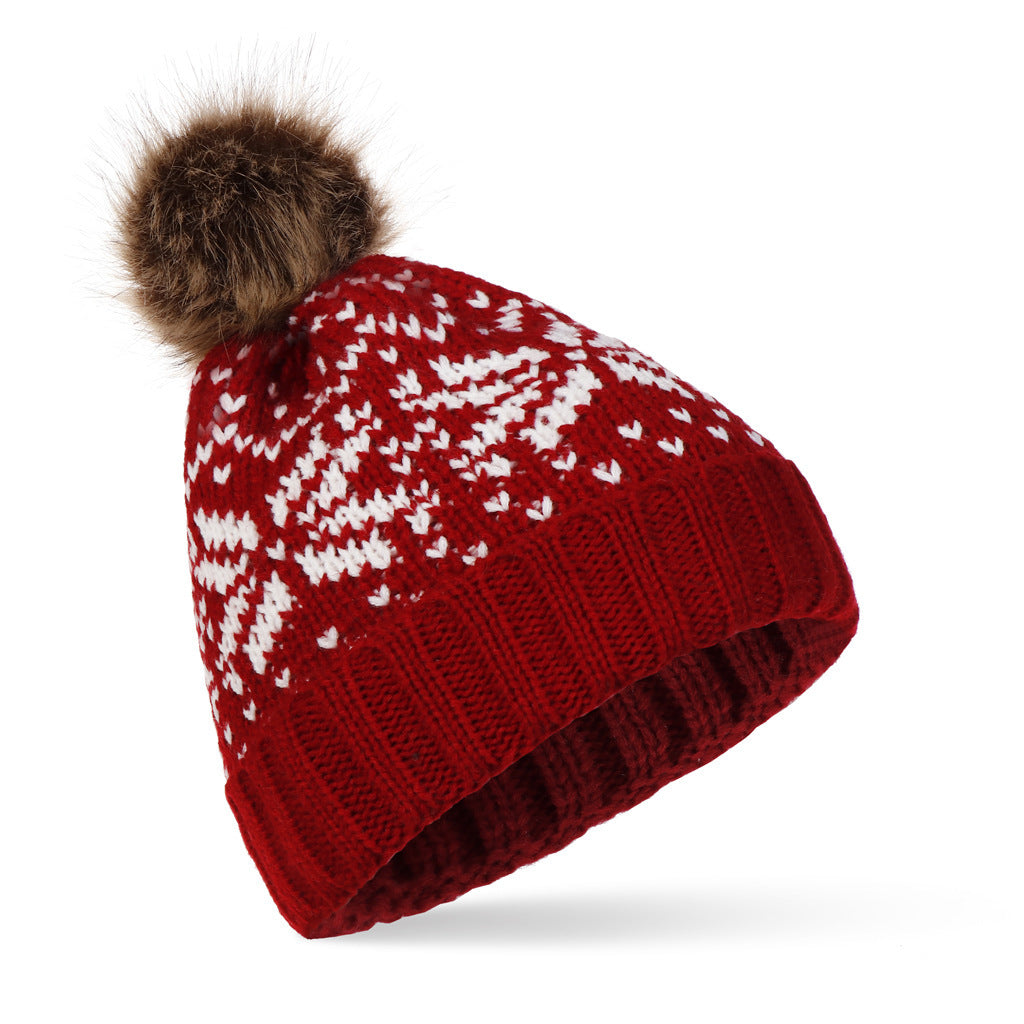 TheCapSpot - Snowflake Stocking Cap
