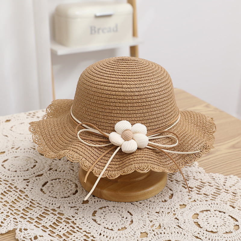 TheCapSpot- Girls' Sun-proof Sun Straw Hat Bag