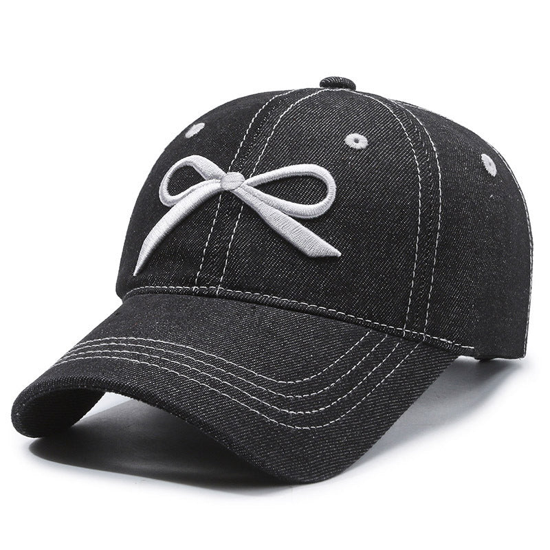 TheCapSpot - Bowknot Peaked Cap