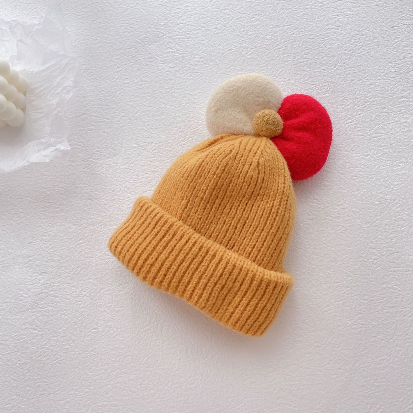 TheCapSpot - Children Princess Bow Knitted Woolen Hat