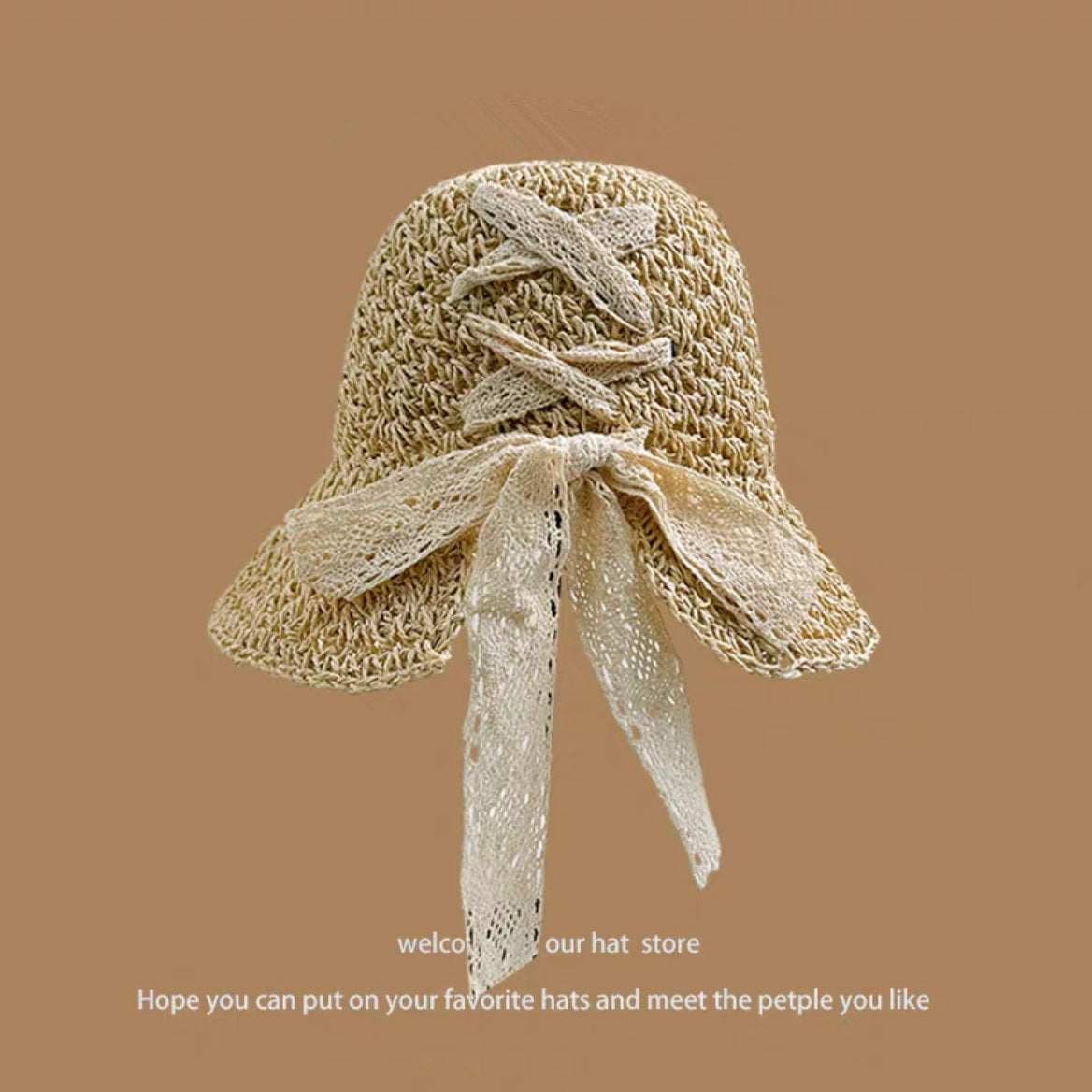 TheCapSpot - Woven Straw Bucket Hat