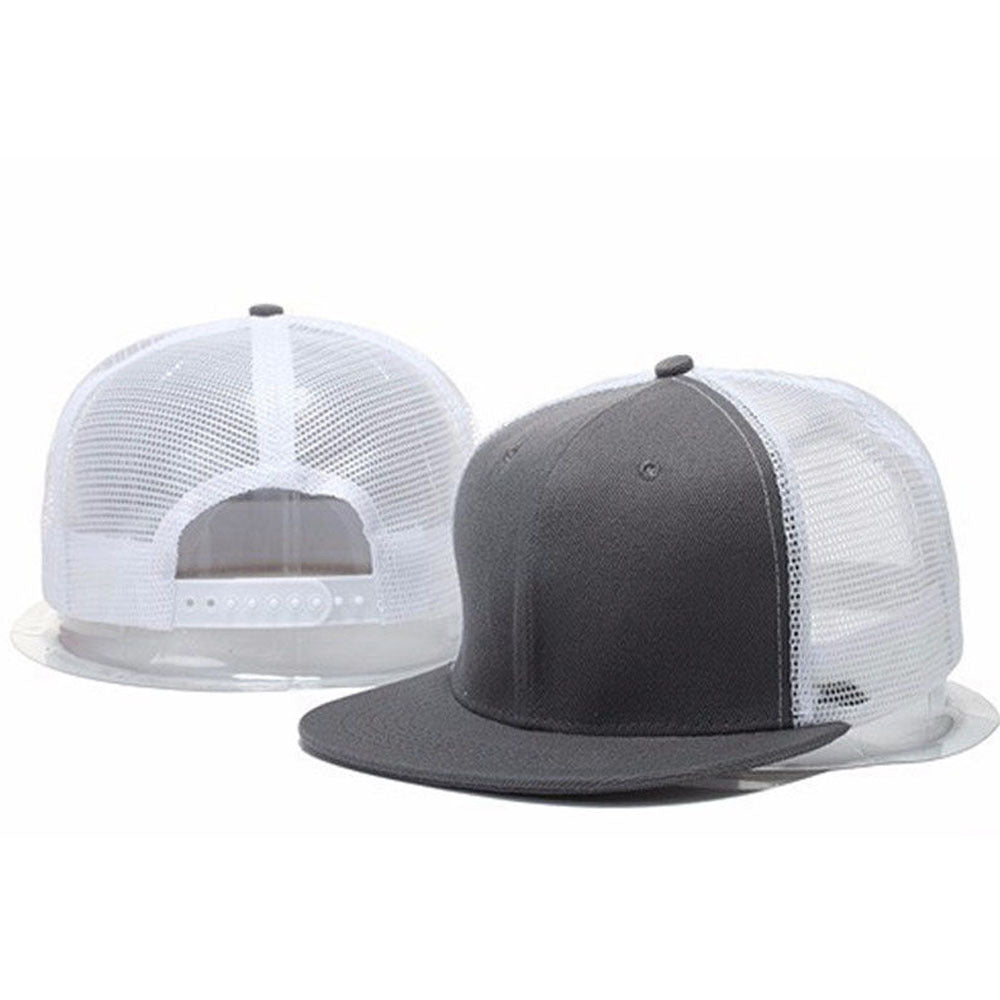 TheCapSpot - Adjustable Pure Color Casual Flat-brimmed Cap Hat