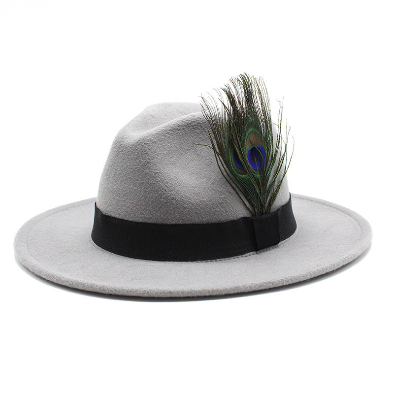 The CapSpot - Peacock Feather Sun Hat