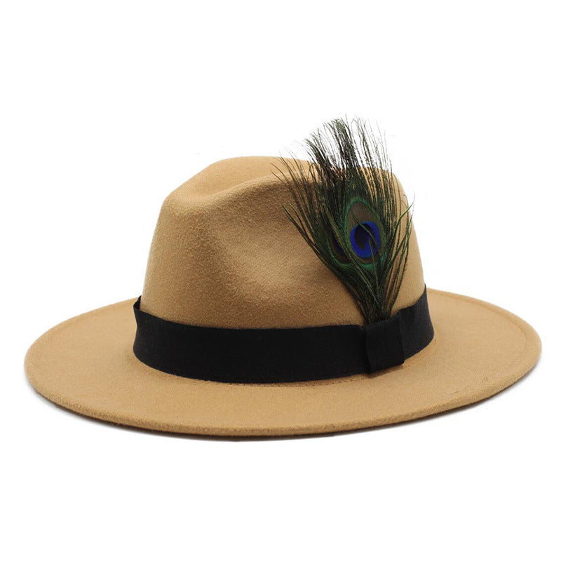 The CapSpot - Peacock Feather Sun Hat