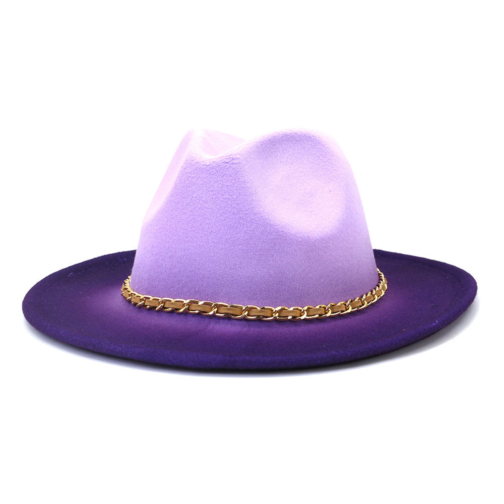 TheCapSpot -Painted Woolen Fedora