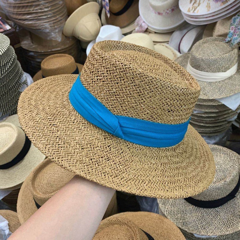 TheCapSpot - Flat Straw Hat