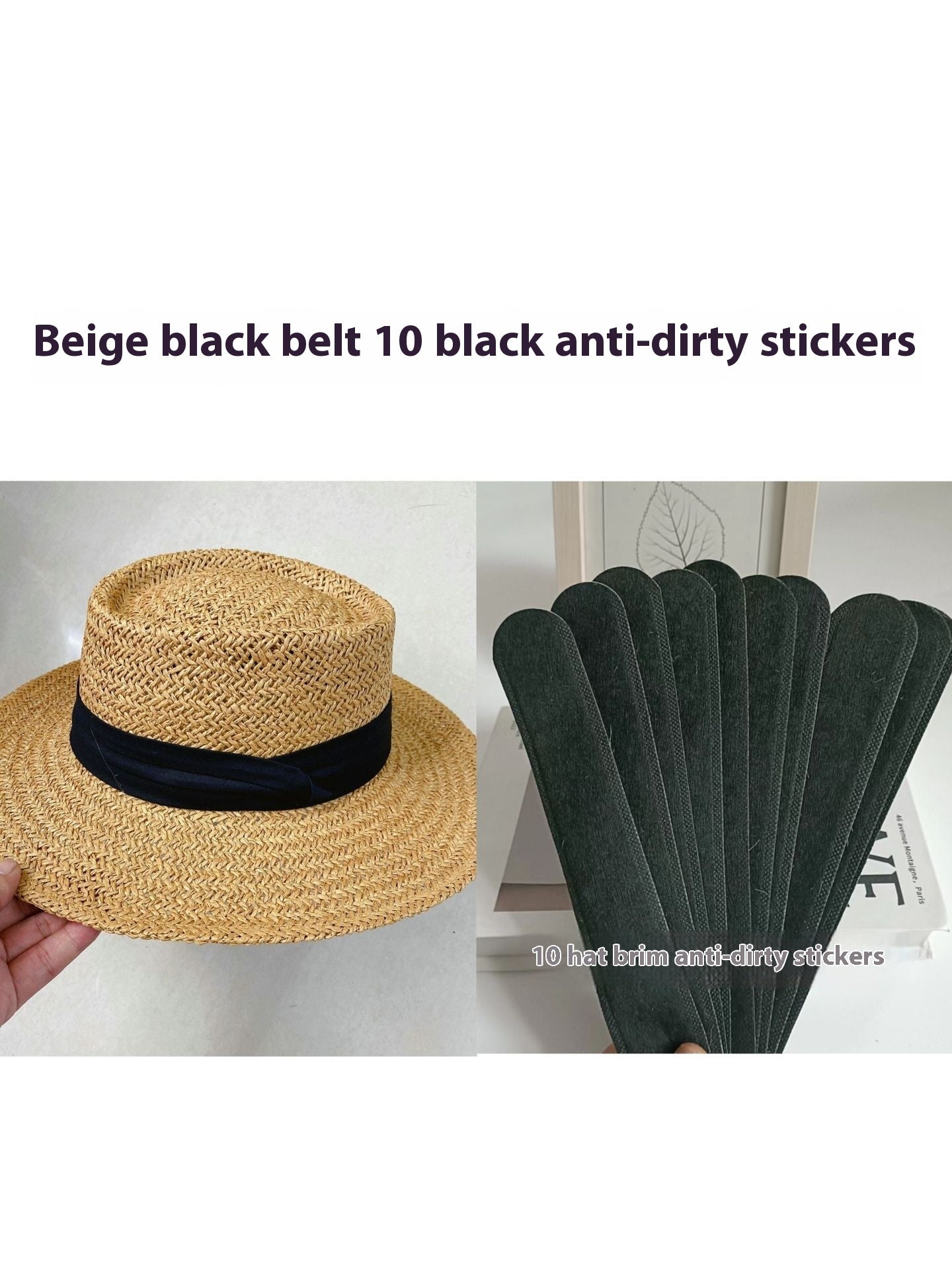 TheCapSpot - Solid Ribbon Straw Hat