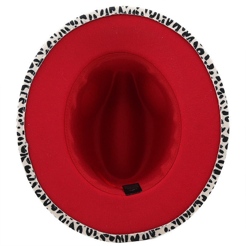 TheCapSpot - Leopard Print Fedora Hat