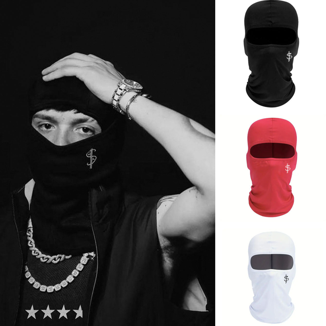 TheCapSpot - Outdoor Cycling Mask Full Cover Hat Fashion Printing Head Cover