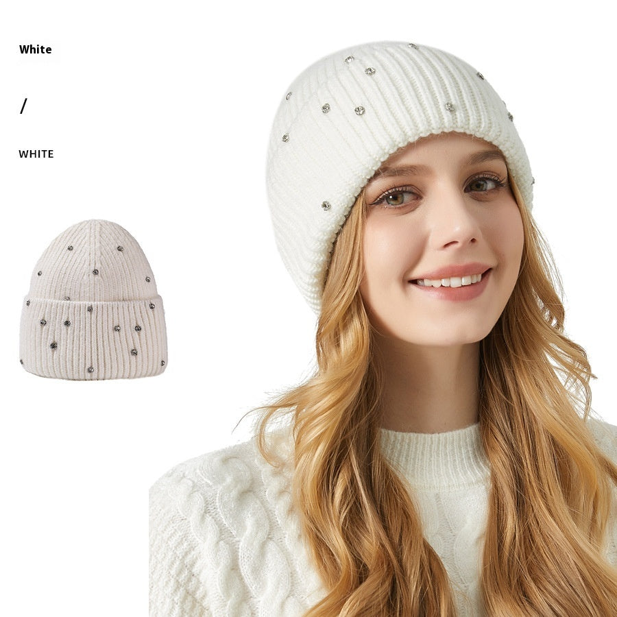TheCapSpot - Rhinestone Angola Rabbit Fur Hat