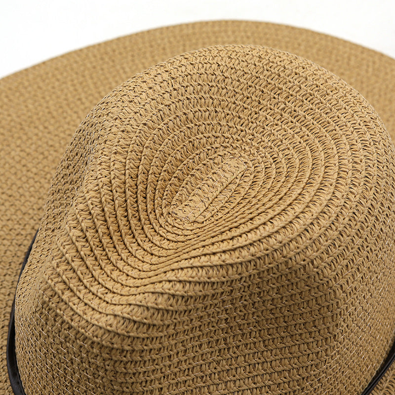 The CapSpot - Windproof Rope Flat Big Brim Hat