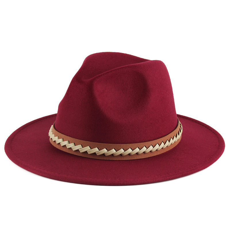 TheCapSpot - Stonebrook Wool Fedora w/band