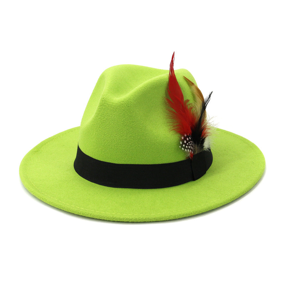 TheCapSpot- Premium Feather Top Hat