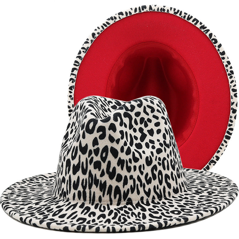 TheCapSpot - Leopard Print Fedora Hat