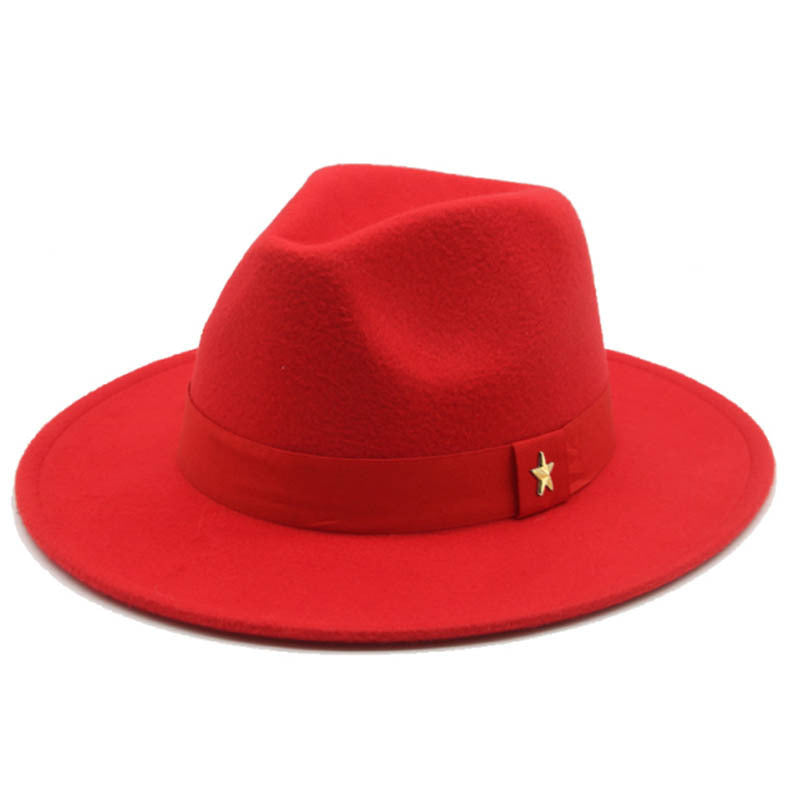 TheCapSpot - Bold Solid Color Fedora Hat