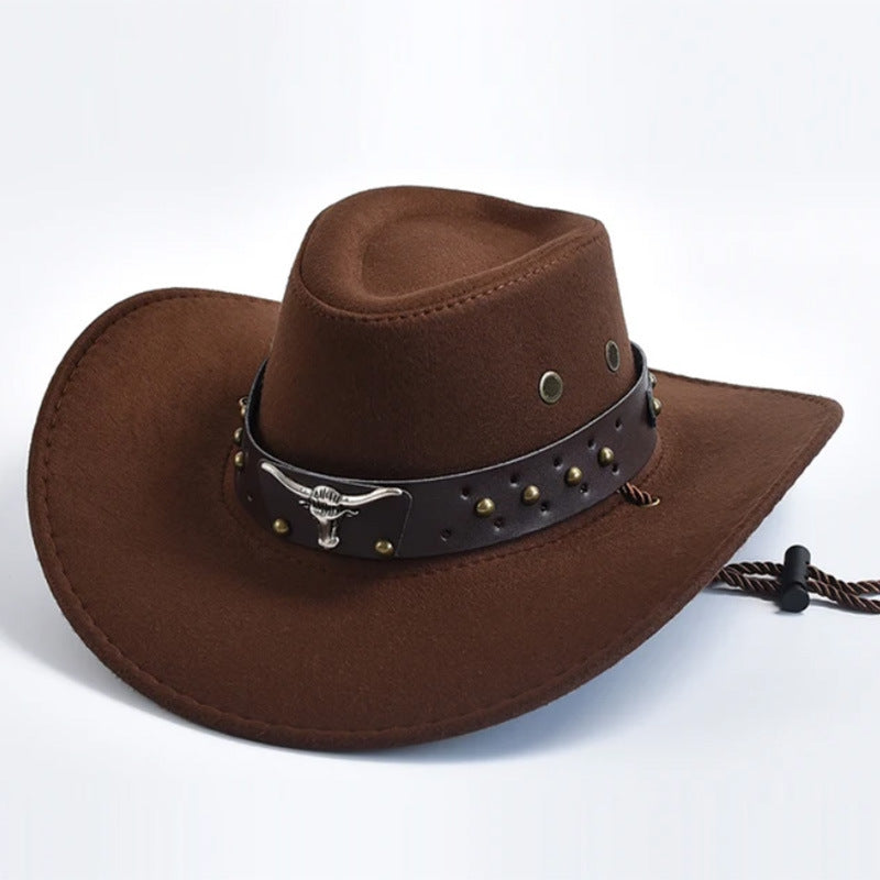 TheCapSpot - Artificial Suede Western Cowboy Hat