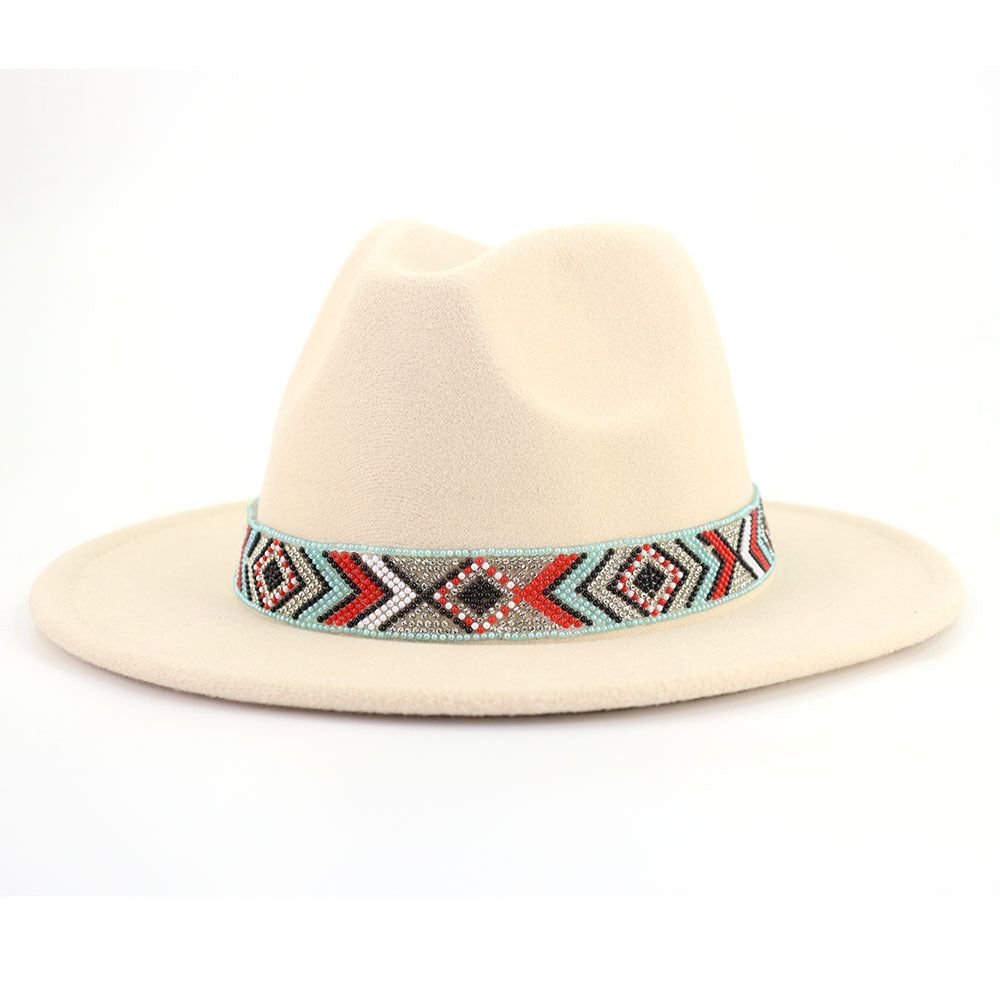 TheCapSpot - Blue Bead Jazz Hat