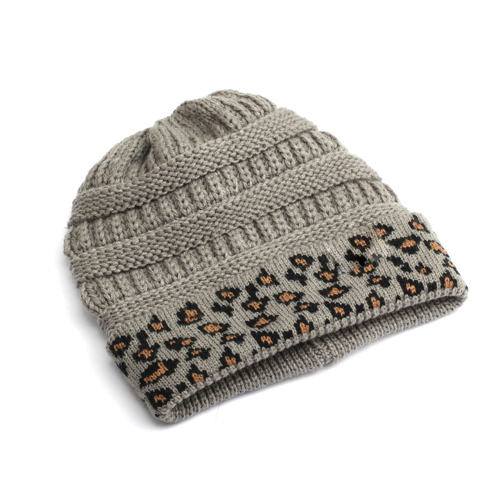 TheCapSpot - Tarver Leopard Print Stocking Cap