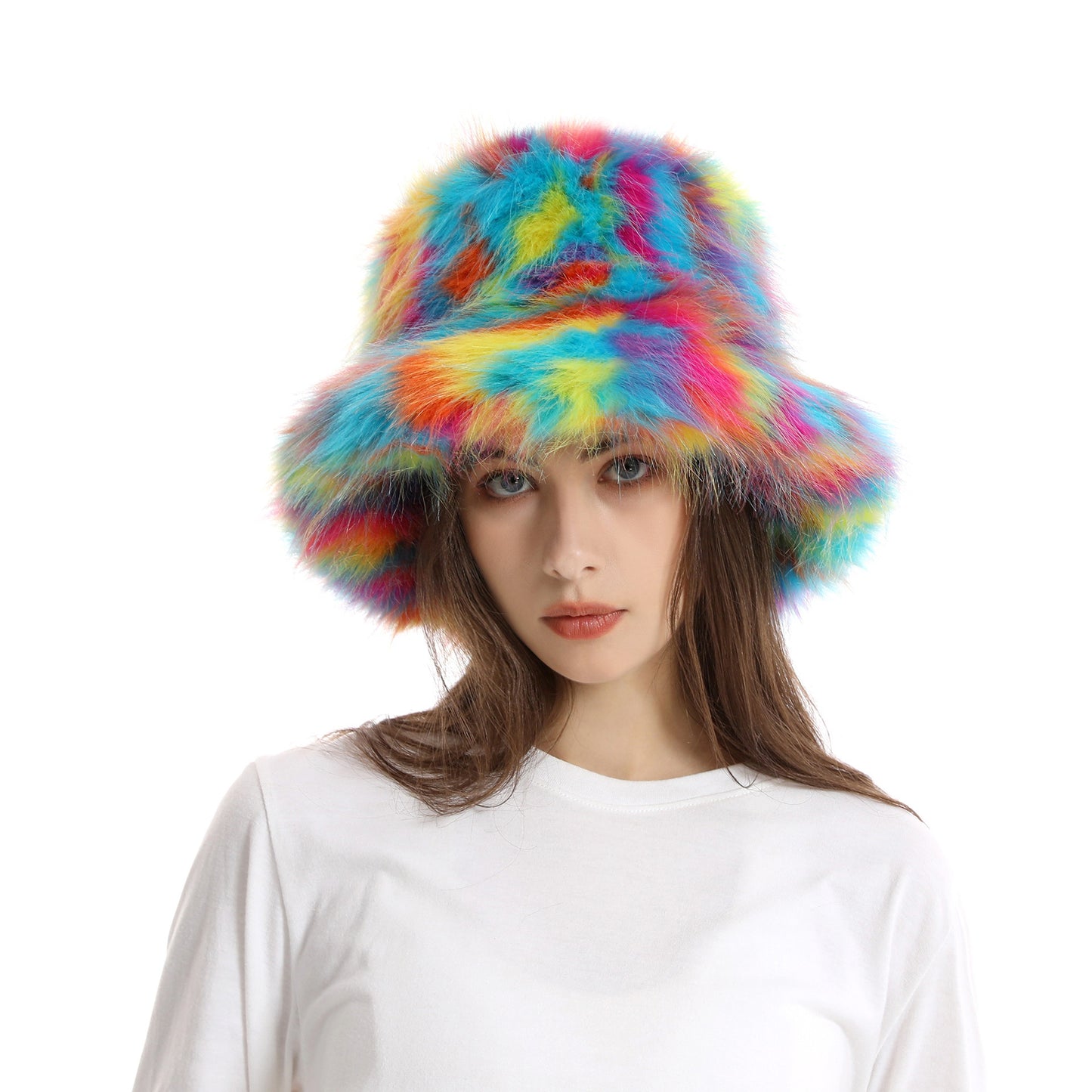 TheCapSpot - Two-Tone Plush Bucket Hat