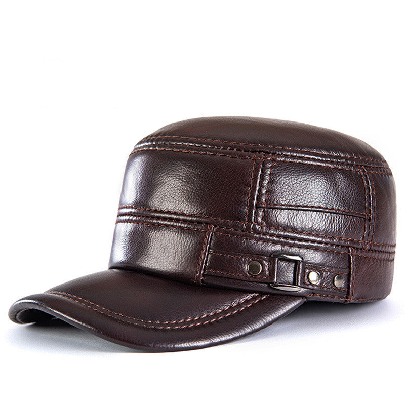 TheCapSpot - Leather Baseball Cap