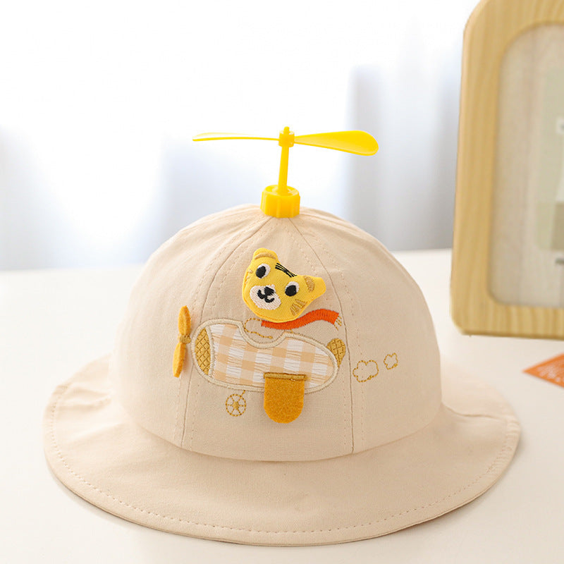 TheCapSpot - Spring Children Cute Bamboo Dragonfly Fisherman Hat