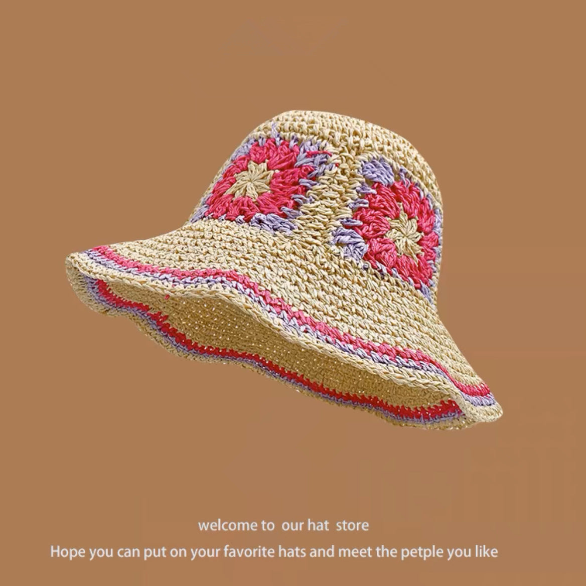 TheCapSpot - Woven Straw Bucket Hat