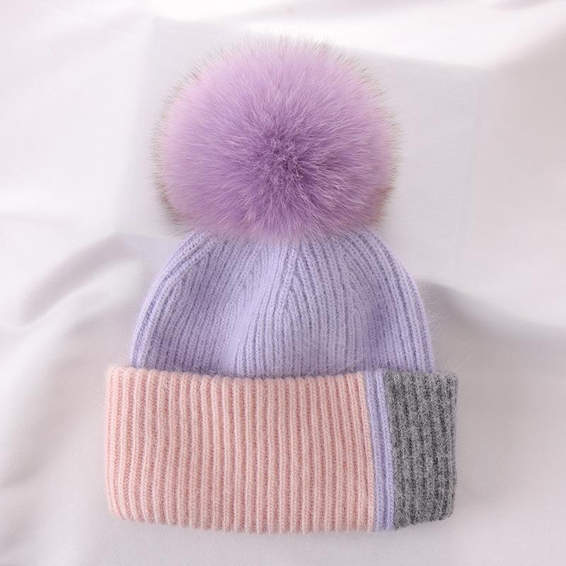 TheCapSpot - Rabbit fur Stocking Cap
