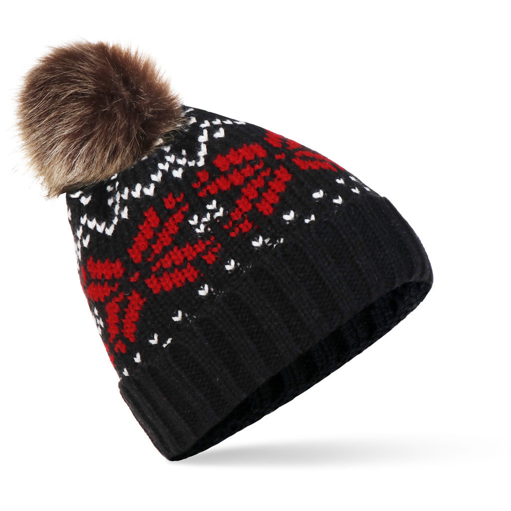 TheCapSpot - Snowflake Stocking Cap