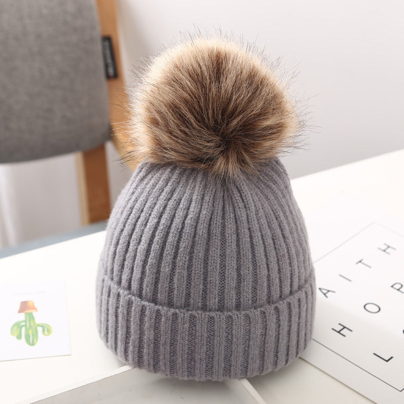 TheCapSpot - Woolen Cap Fur Stocking Cap