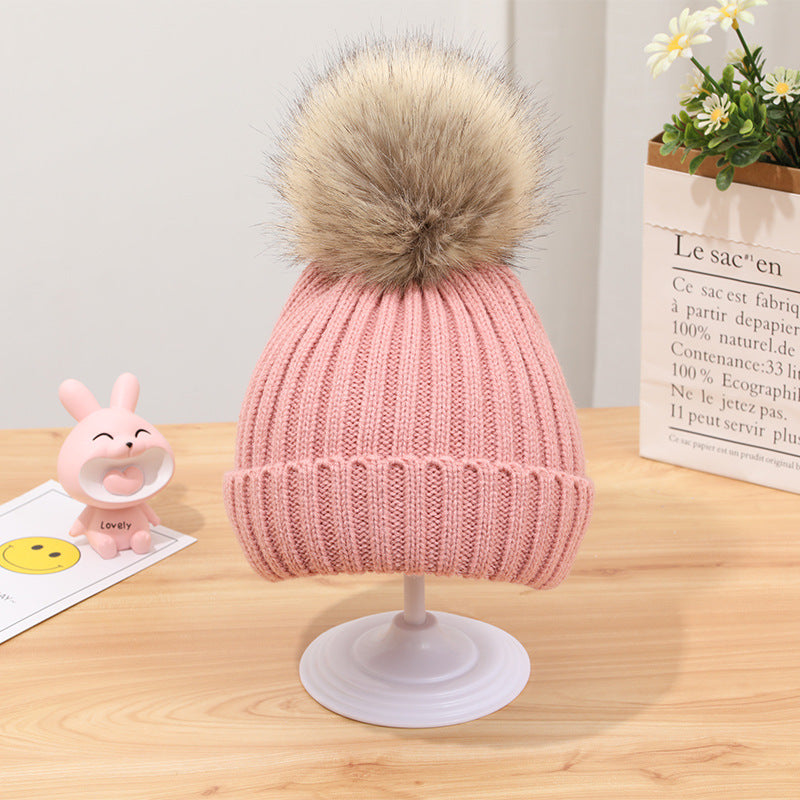 TheCapSpot - Woolen Cap Fur Stocking Cap