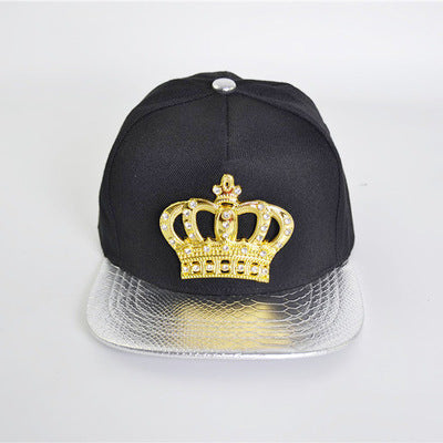 Outdoor Sunscreen Fashion Hip-hop Diamond Flat-brim Baseball Cap
