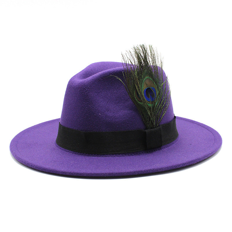 The CapSpot - Peacock Feather Sun Hat