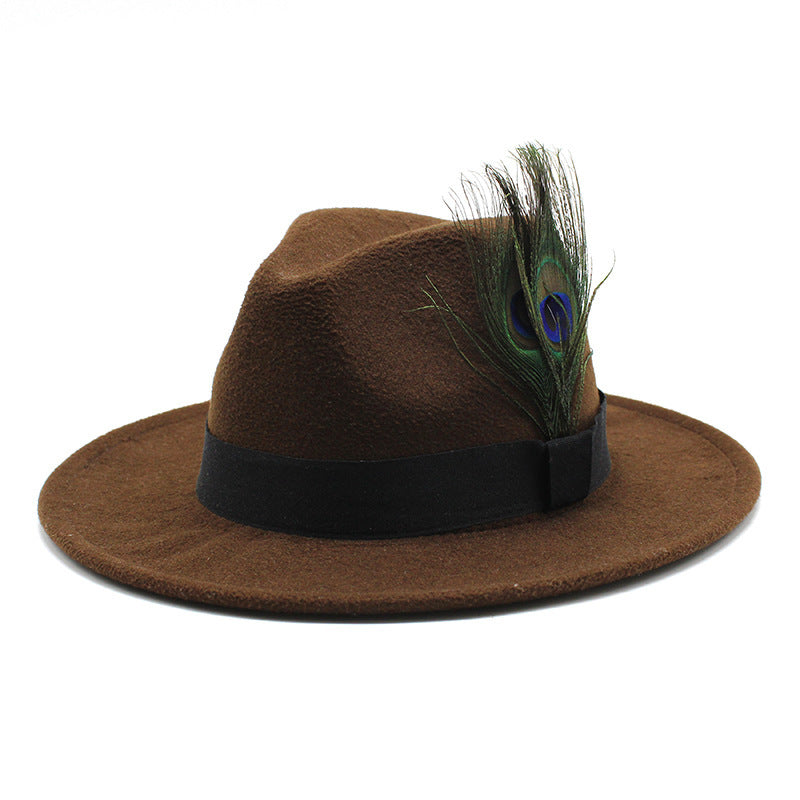 The CapSpot - Peacock Feather Sun Hat