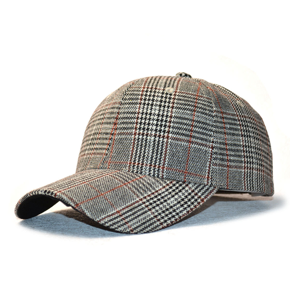 TheCapSpot - Plaid Knitted Cap