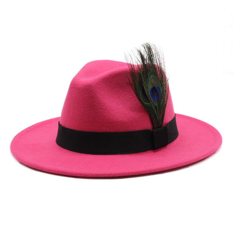 The CapSpot - Peacock Feather Sun Hat