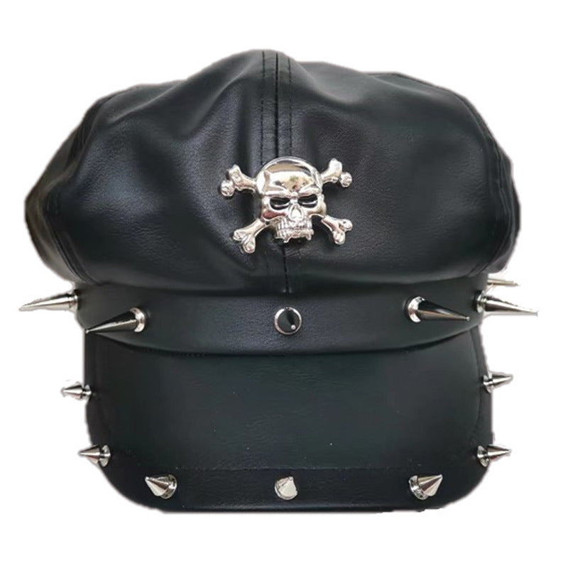 TheCapSpot - Artificial Leather Rivet Hat