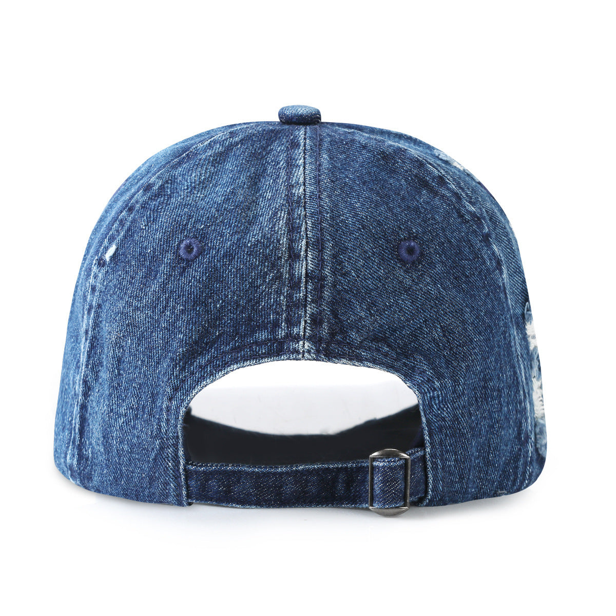 TheCapSpot - Denim Distressed Hat