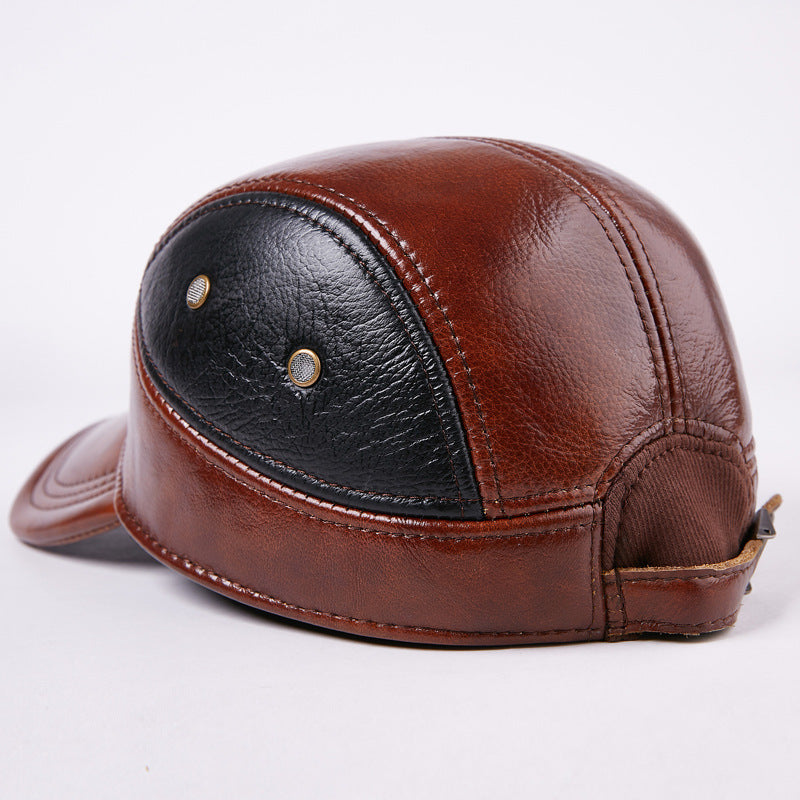 TheCapSpot - Leather Winter Cap