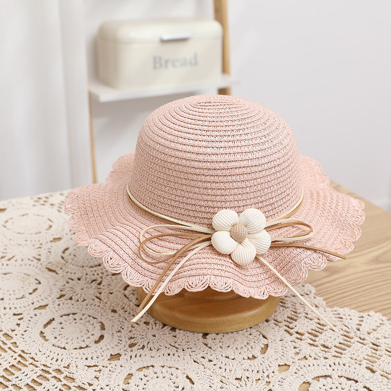 Kehlani Girls Straw Sun Hat with Matching Bag