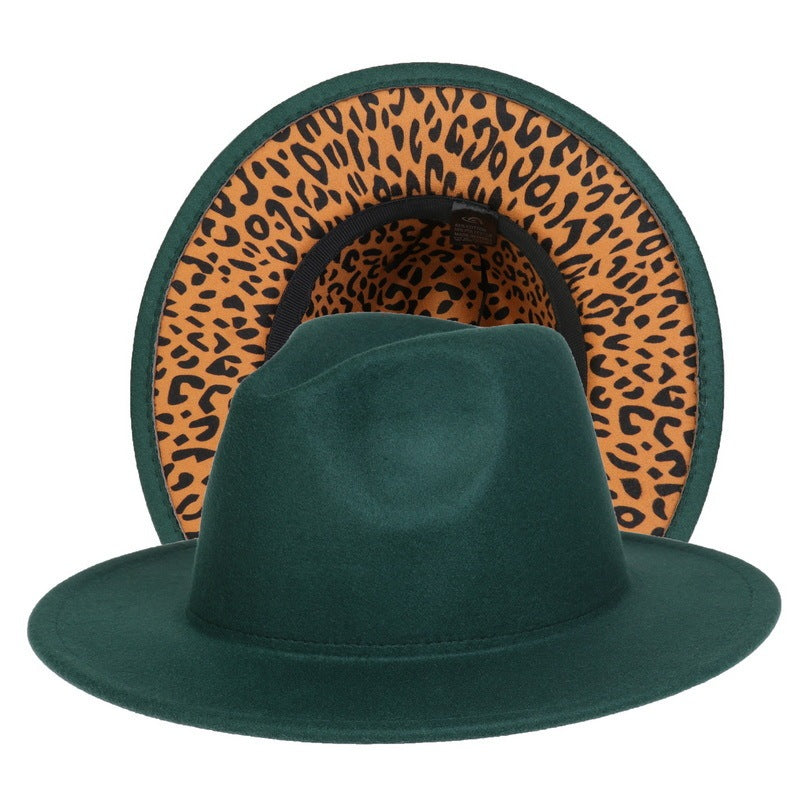 TheCapSpot - Leopard Print Fedora