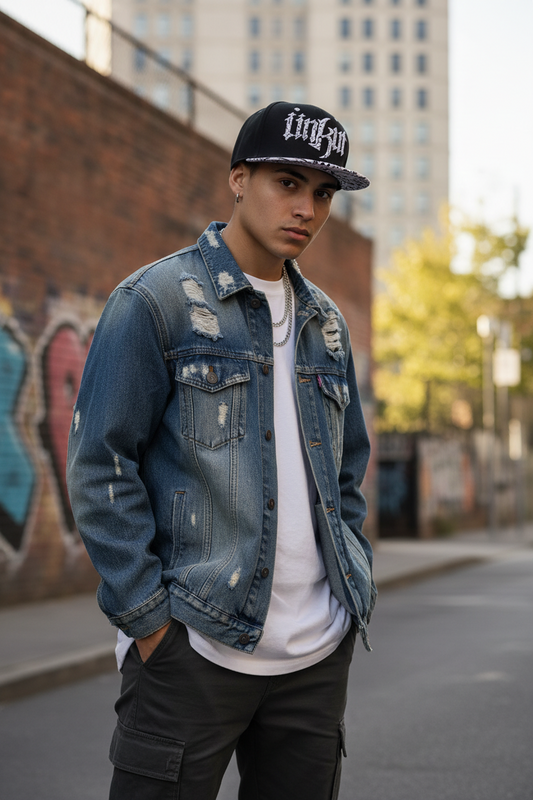 Woods Adjustable Flat Brim Snapback Cap – Polyester, Summer